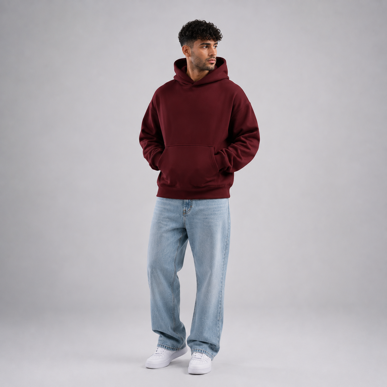 BURGENDY HOODIE